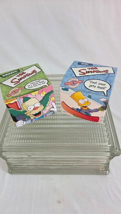 Simpsons Other - 2002, The Simpson Digital Talking Watches, Krusty the Clown and Bart Simpson